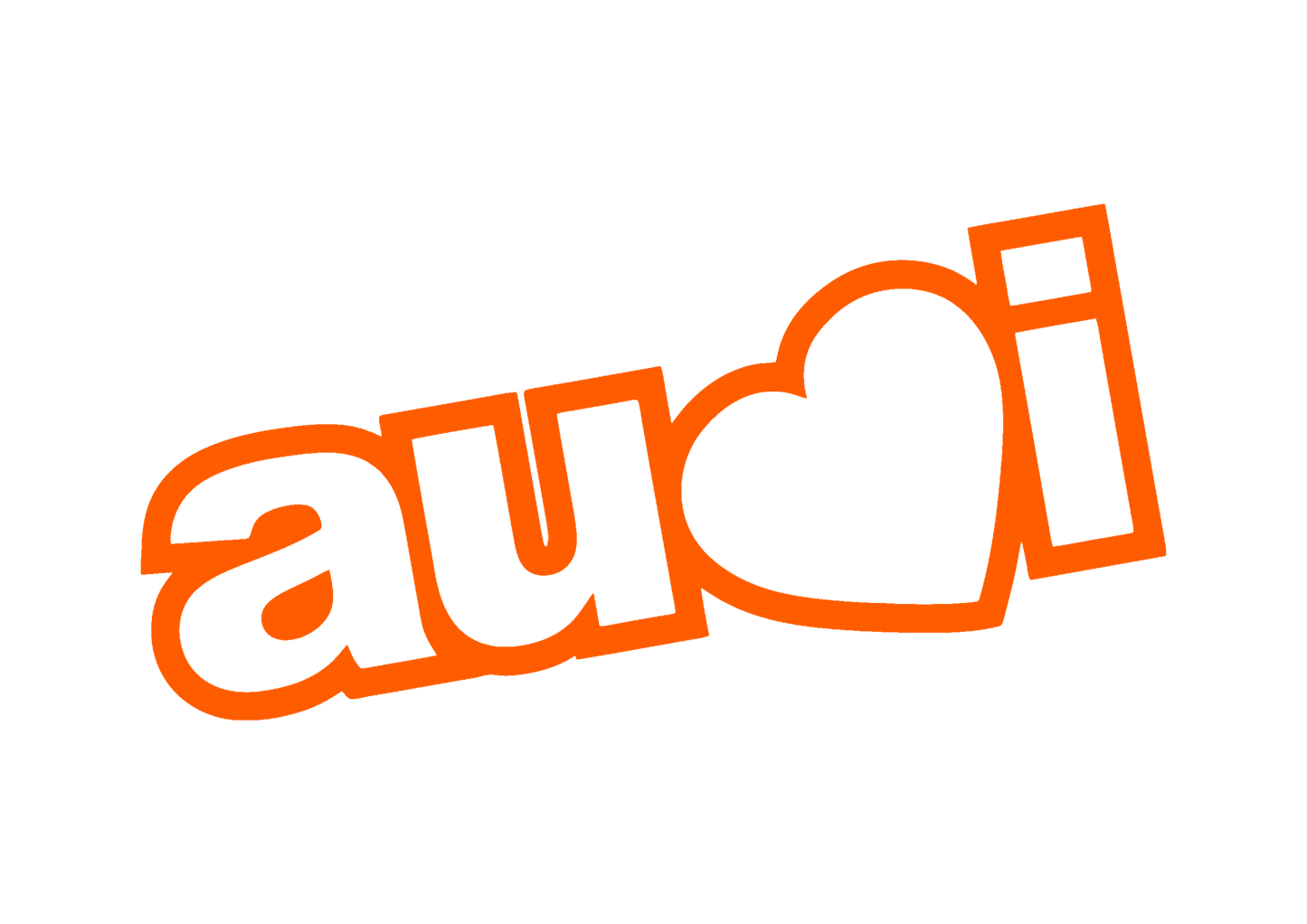 Sticker - AUDI HEART 2