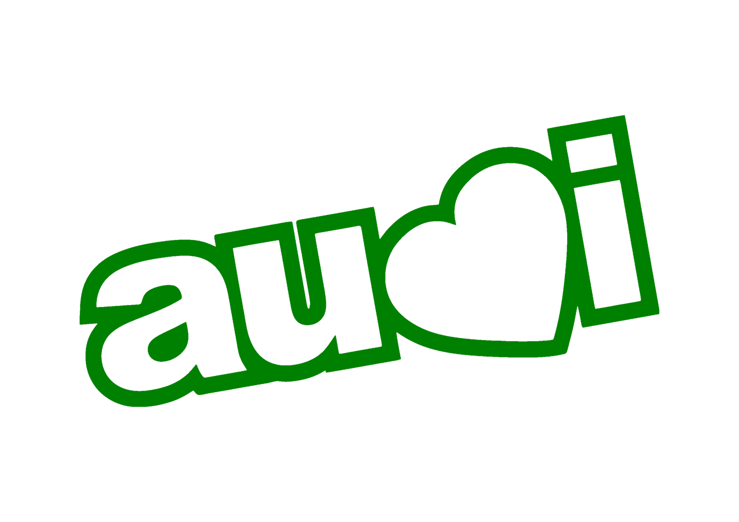 Sticker - AUDI HEART 2