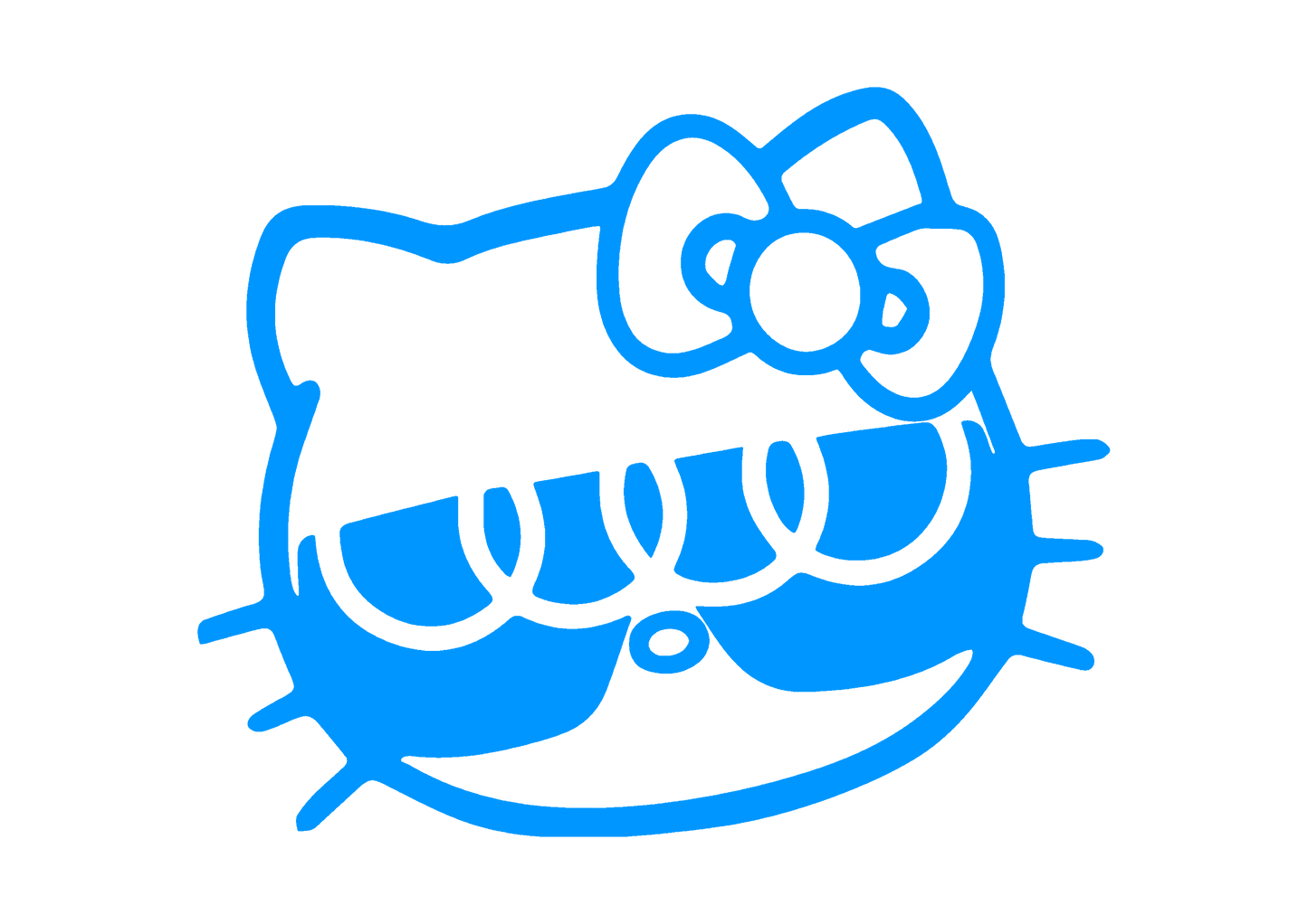 Sticker - AUDI HELLO KITTY