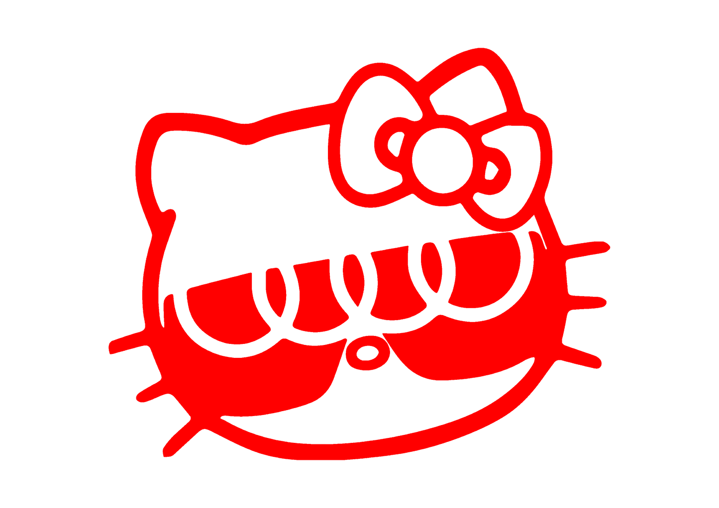 Sticker - AUDI HELLO KITTY