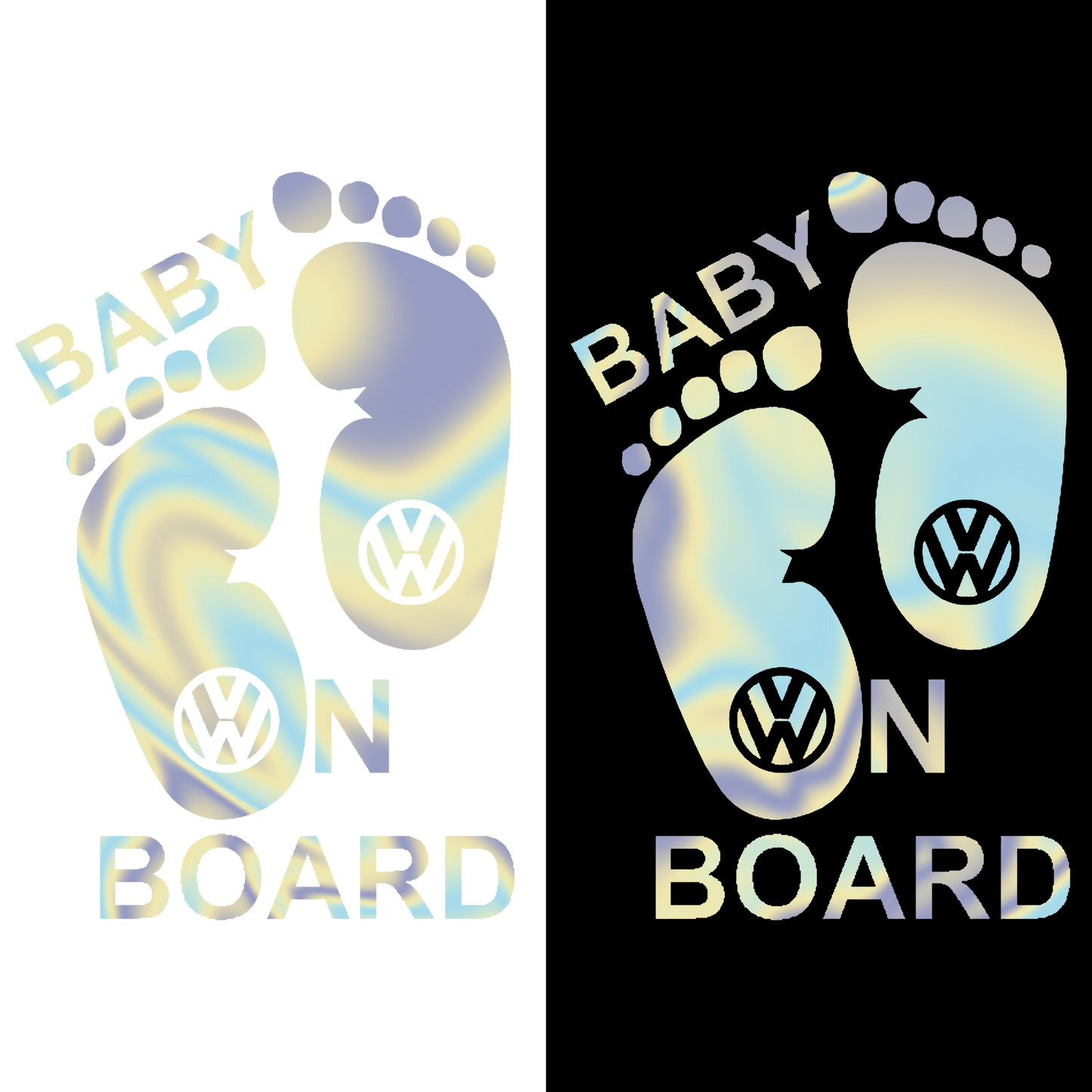 Sticker - BABY ON BOARD VOLKSWAGEN