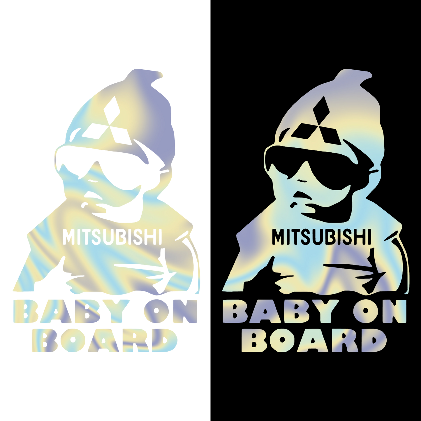 Sticker - MITSUBISHI BABY ON BOARD