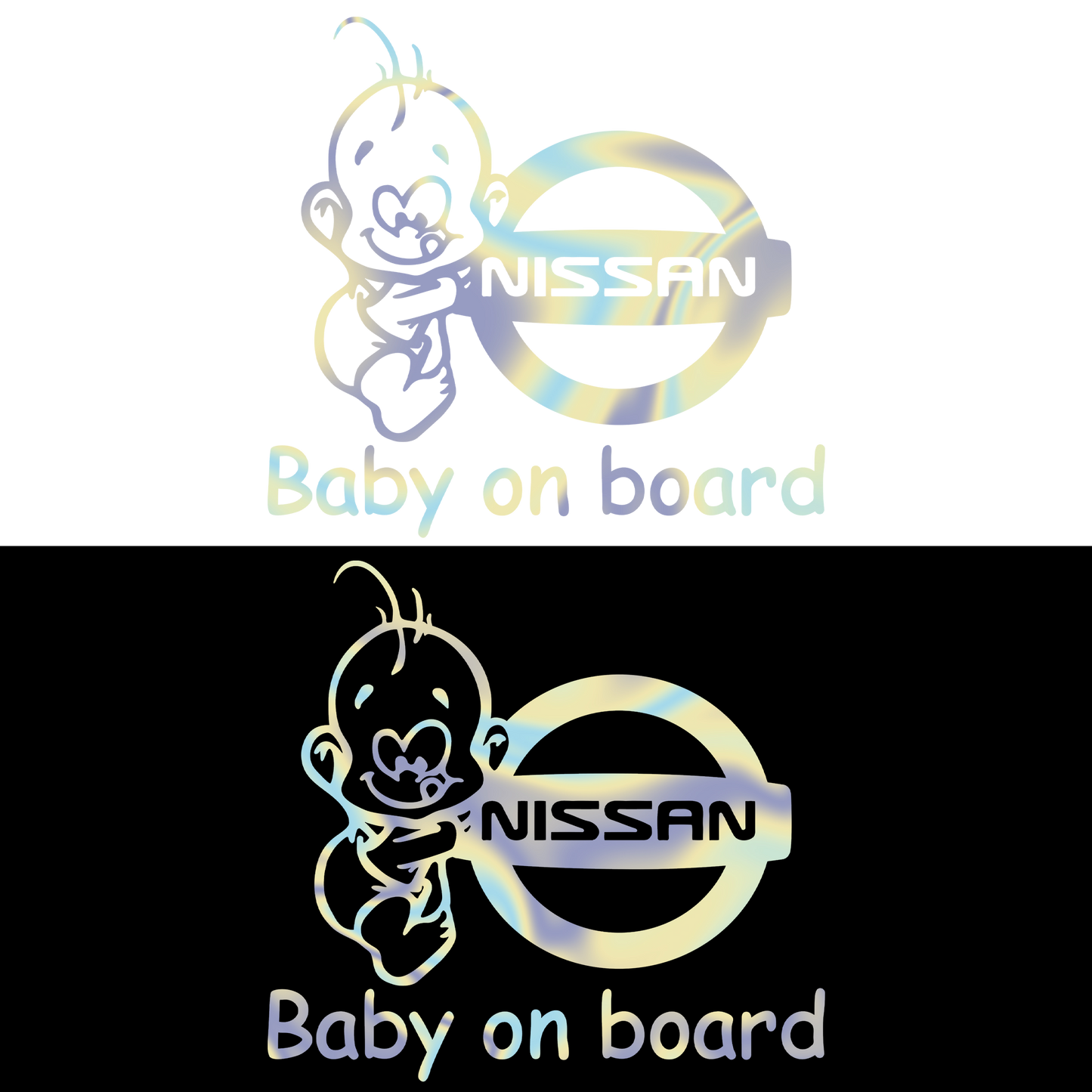 Sticker - BABY ON BOARD NISSAN