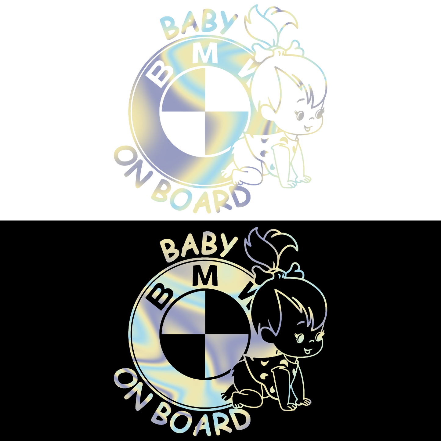 Sticker - BABY ON BOARD BMW 3