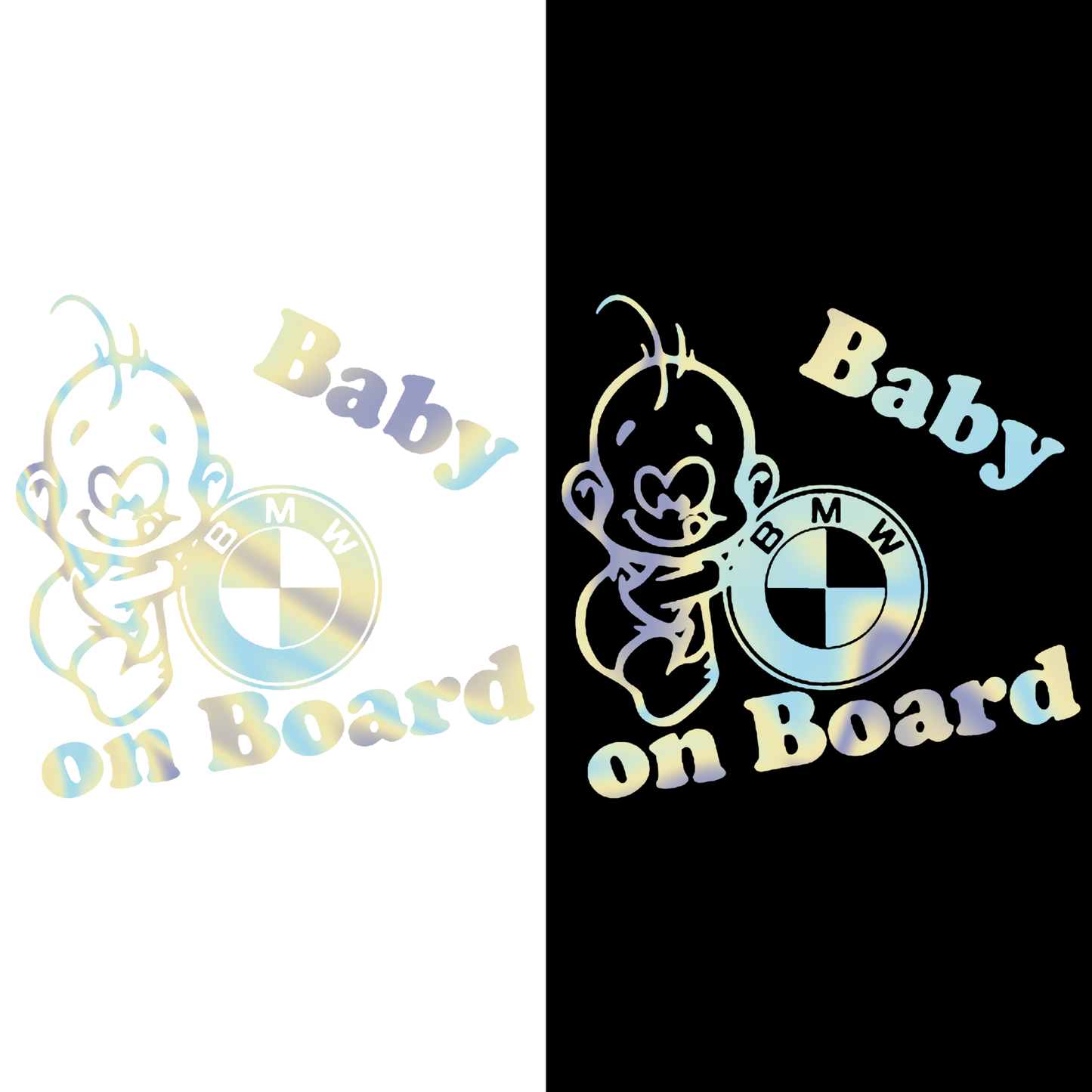 Sticker - BABY ON BOARD BMW