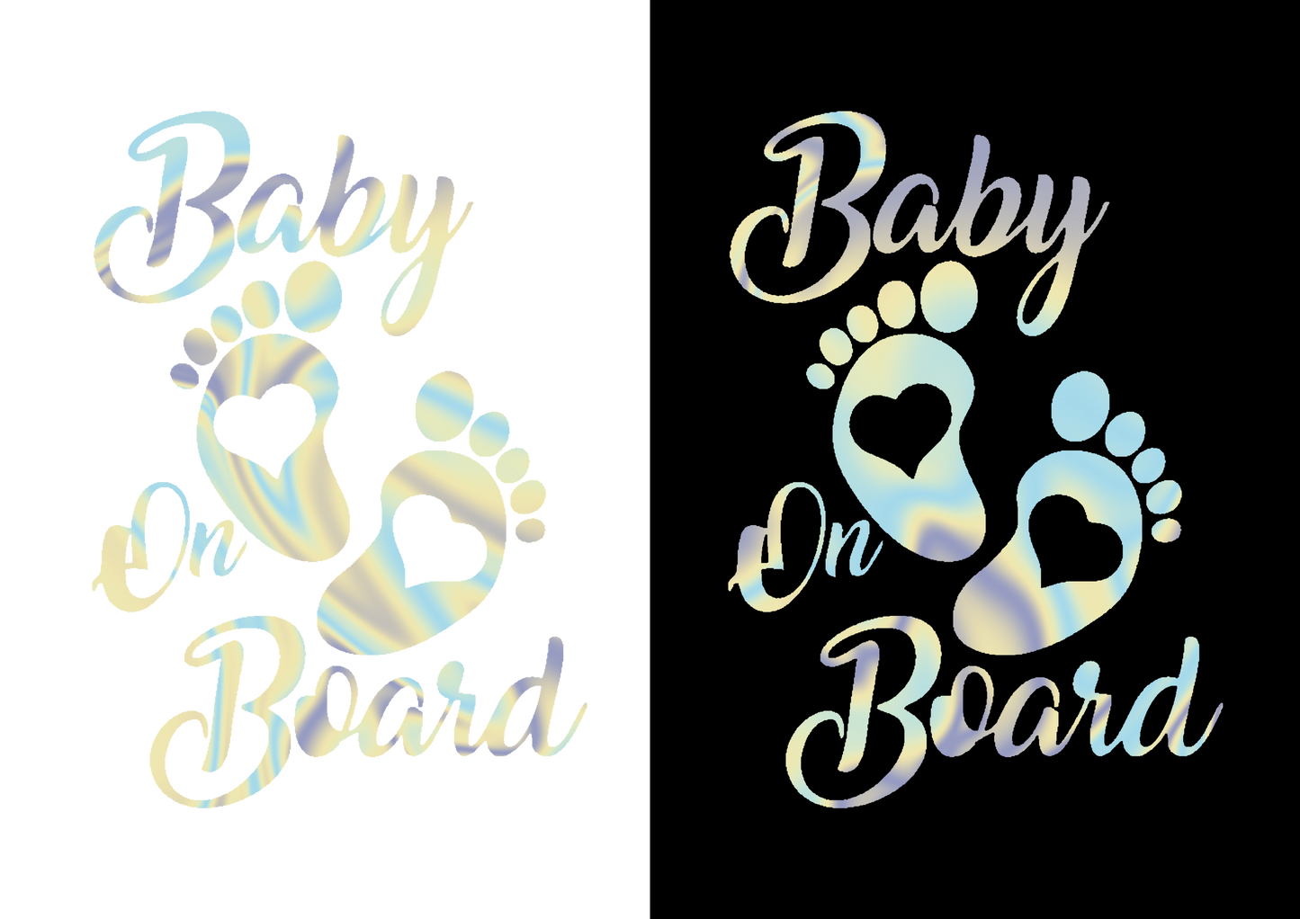 Sticker - BABY ON BOARD 1