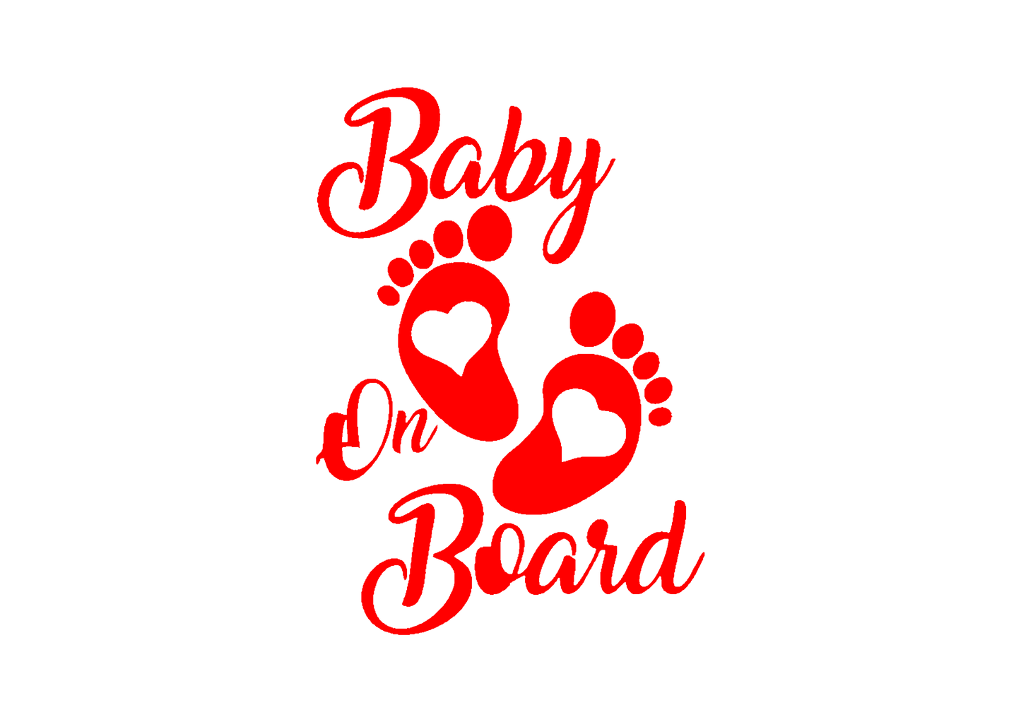 Sticker - BABY ON BOARD 1