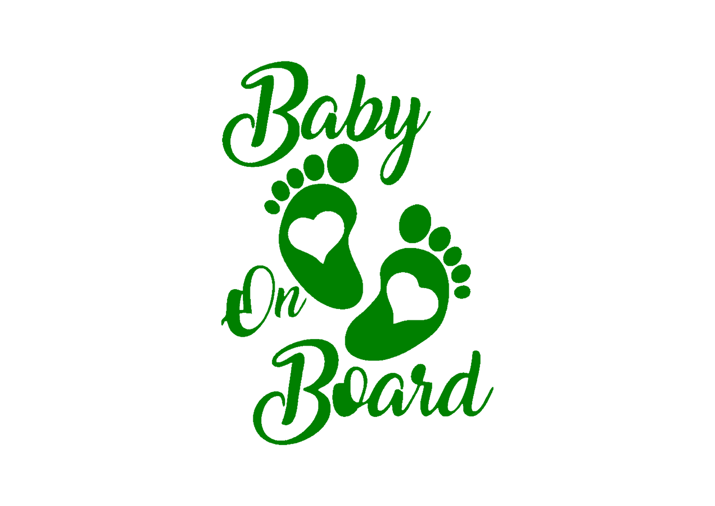 Sticker - BABY ON BOARD 1