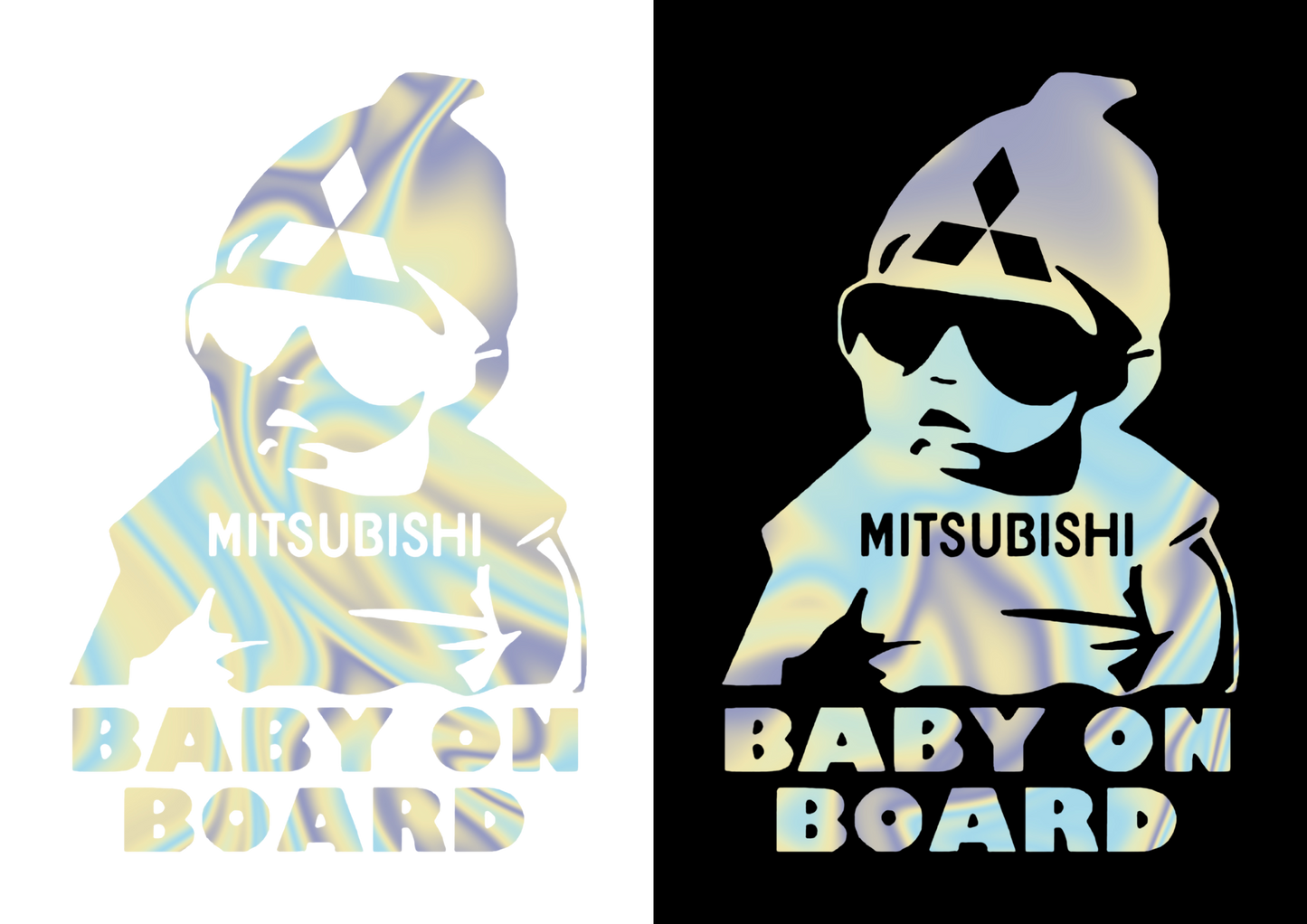 Sticker - MITSUBISHI BABY ON BOARD
