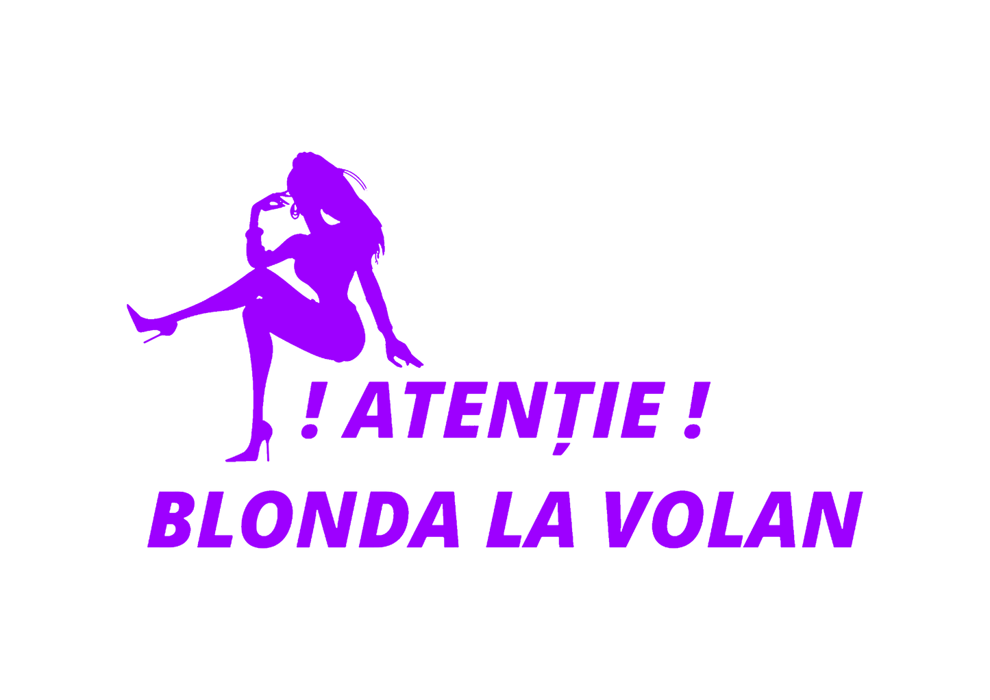 Sticker - BLONDA LA VOLAN