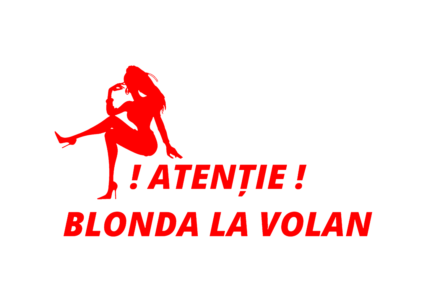 Sticker - BLONDA LA VOLAN
