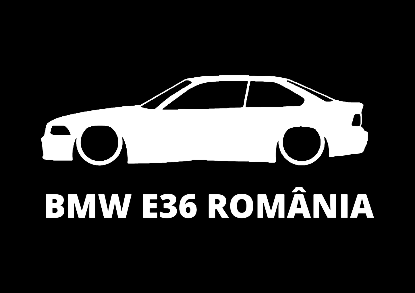 Sticker - BMW E36 ROMANIA