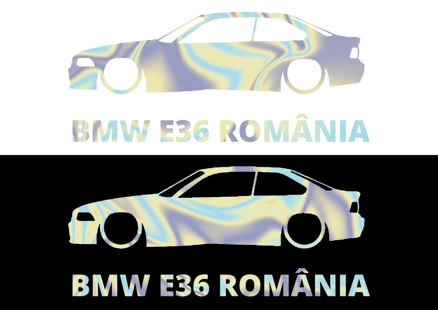 Sticker - BMW E36 ROMANIA