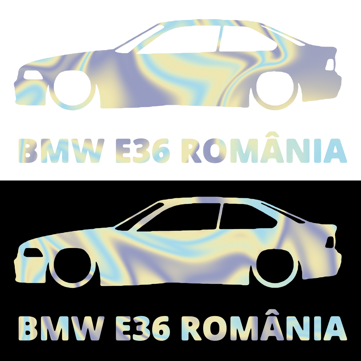 Sticker - BMW E36 ROMANIA