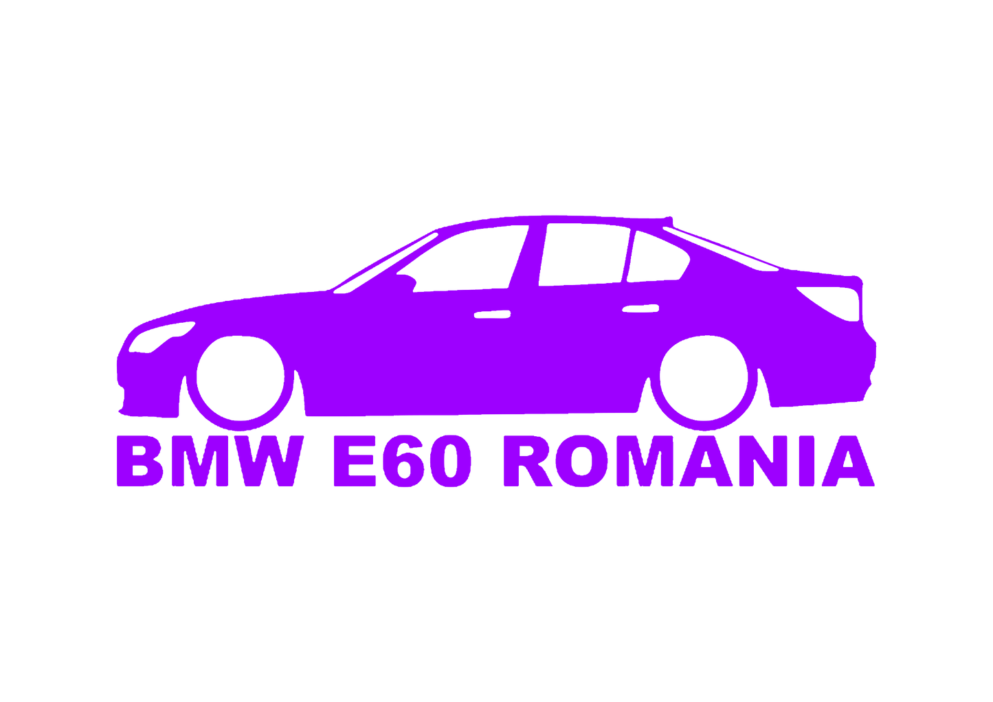 Sticker - BMW E60 ROMANIA