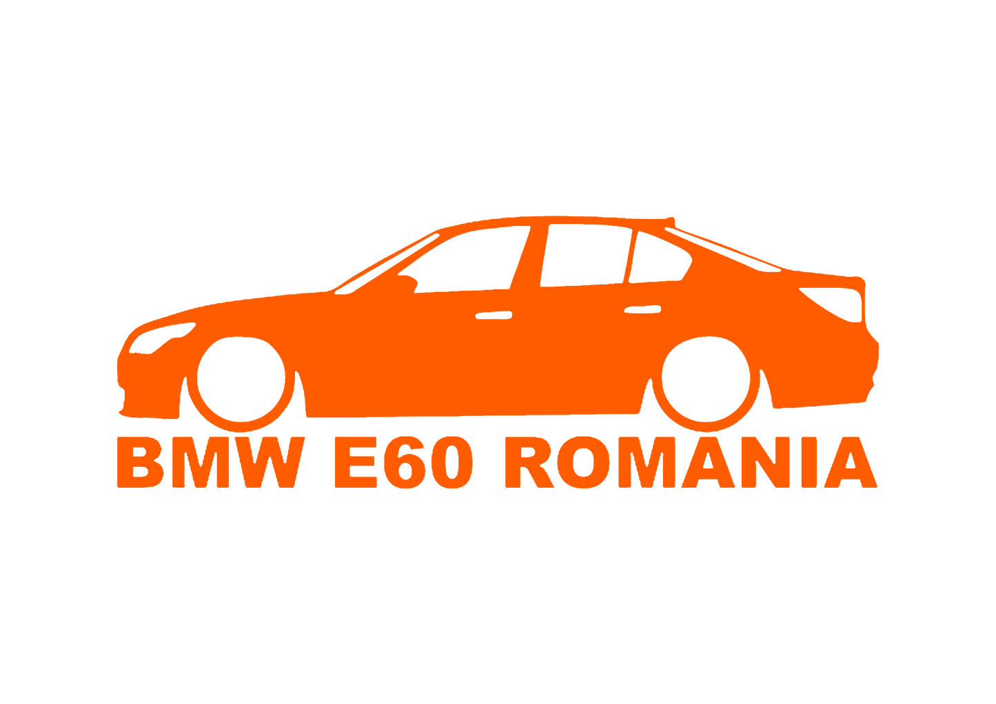 Sticker - BMW E60 ROMANIA