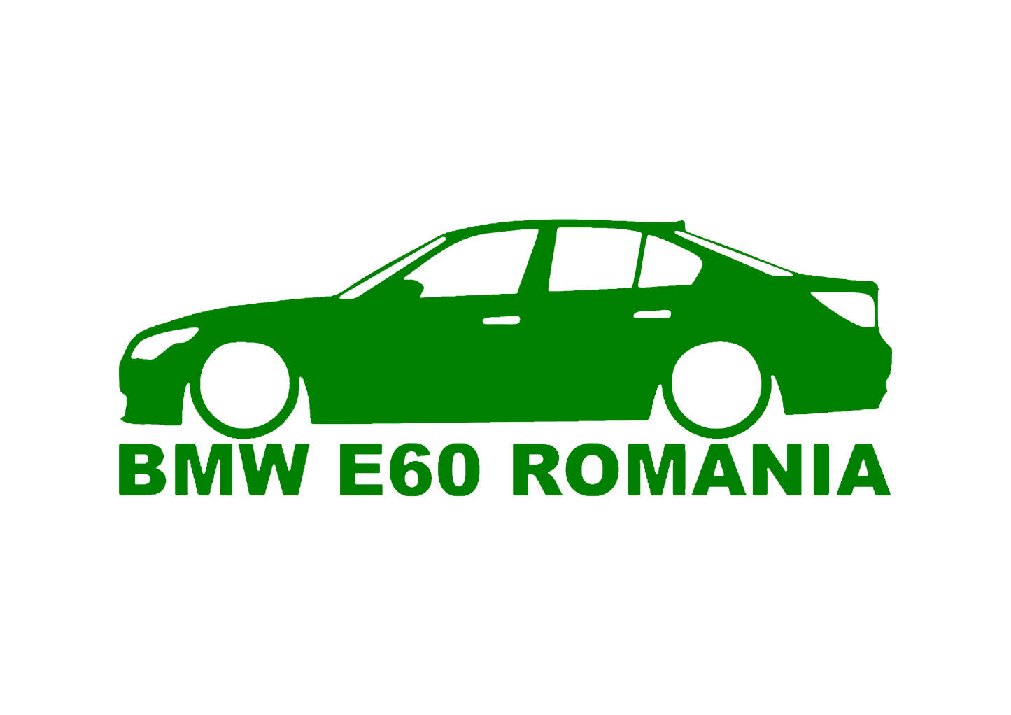 Sticker - BMW E60 ROMANIA