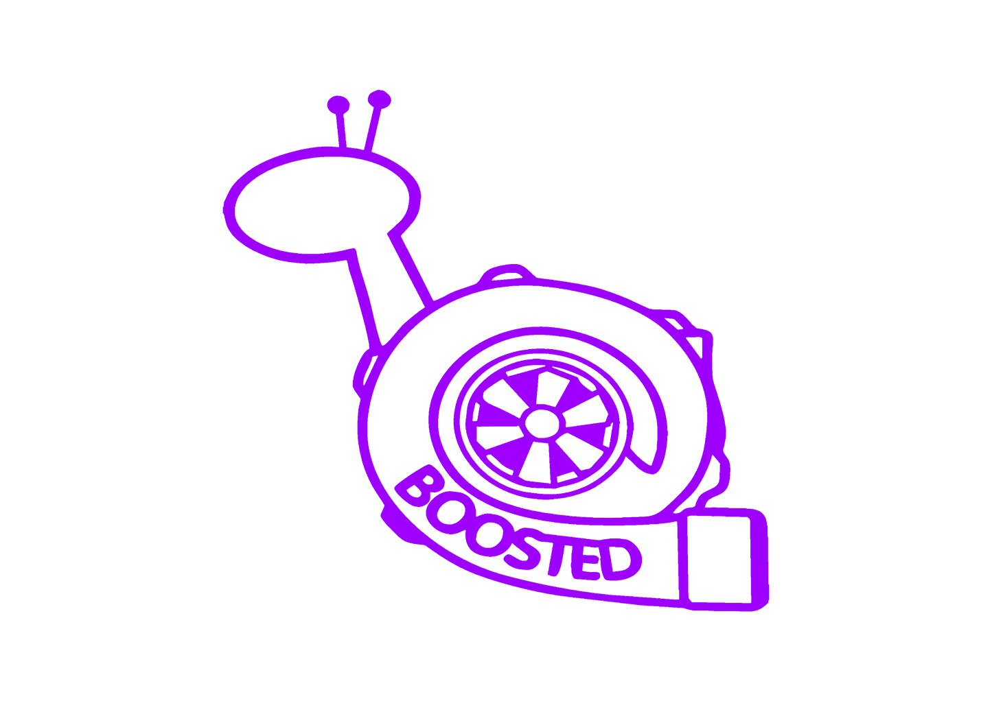 Sticker - BOOSTED SNAIL