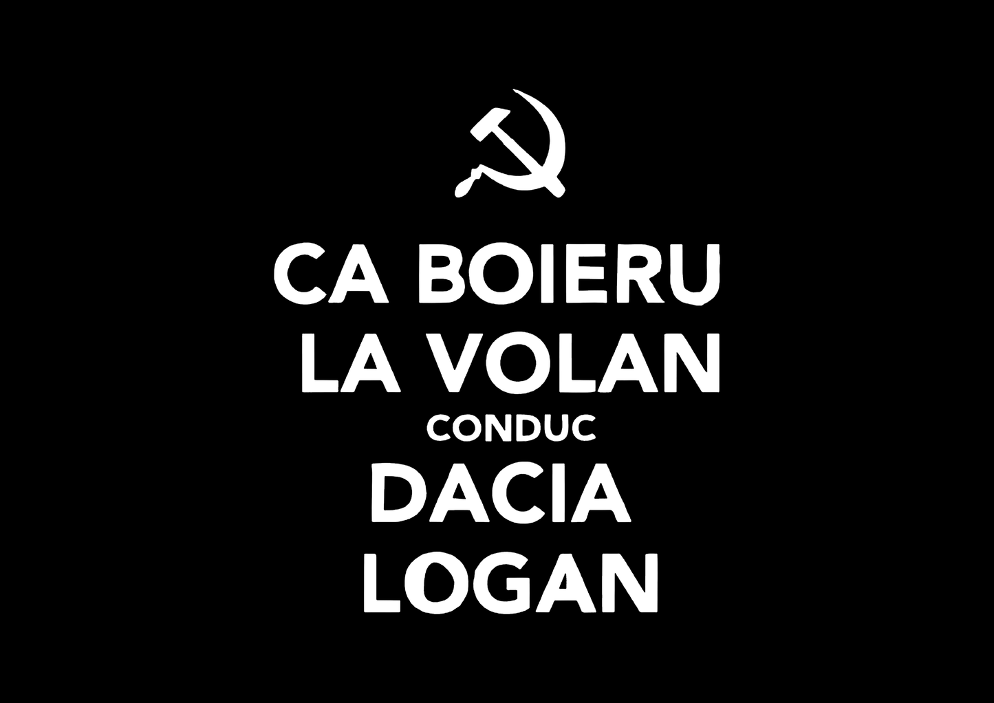Sticker - CA BOIERU LA VOLAN