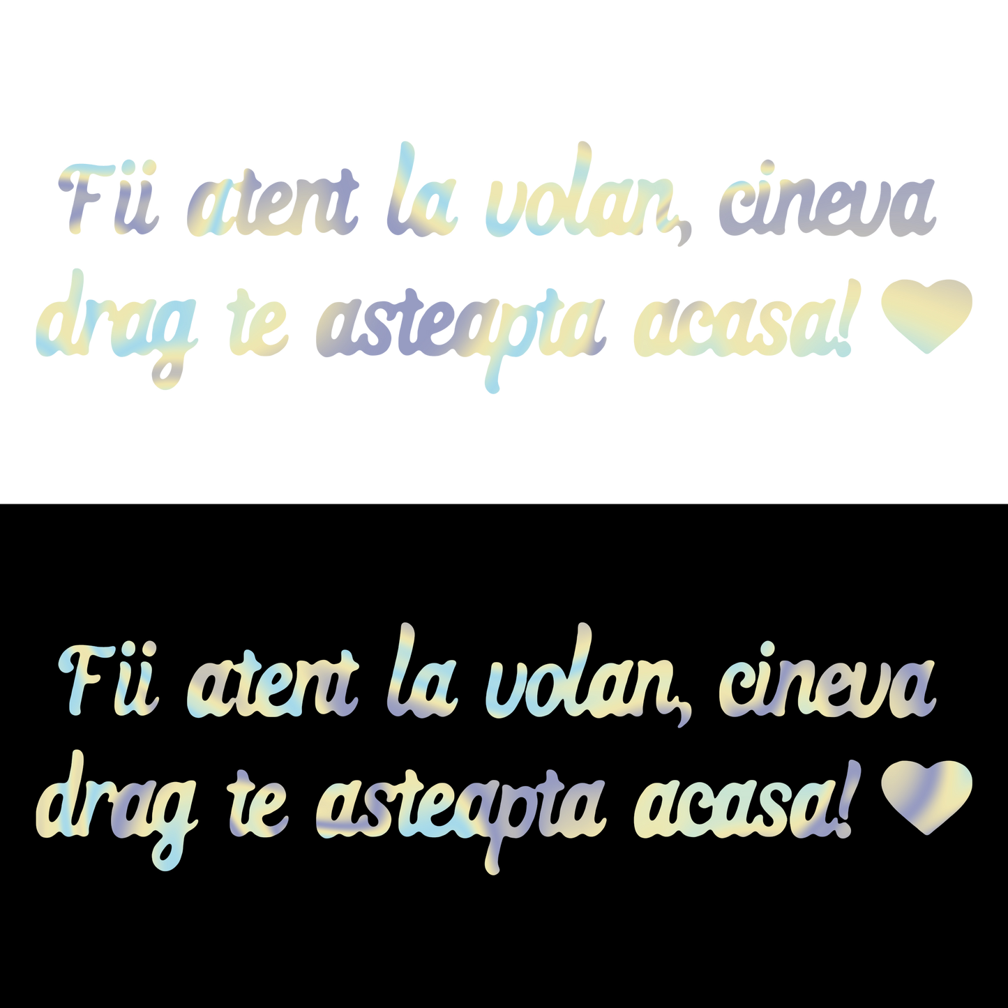 Sticker - FII ATENT LA VOLAN