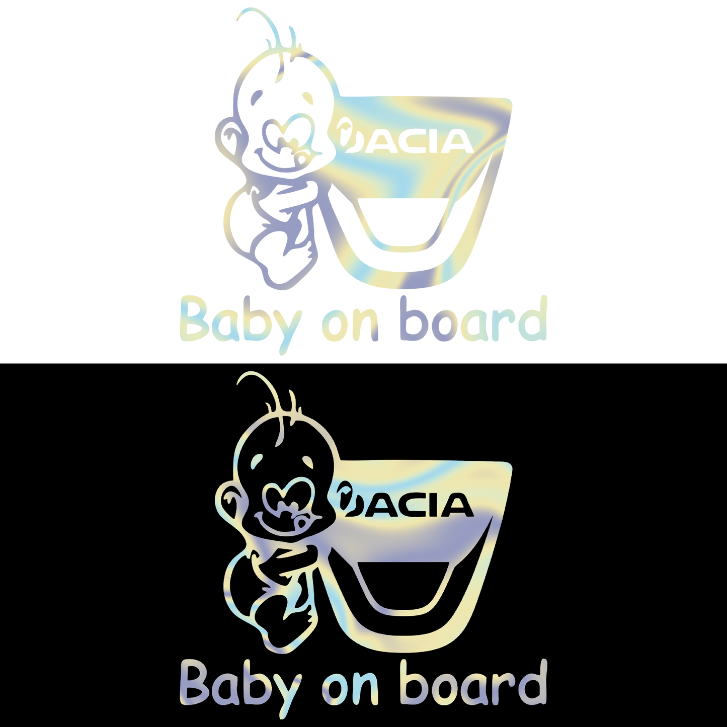 Sticker - BABY ON BOARD DACIA