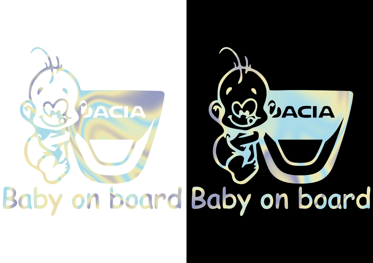 Sticker - BABY ON BOARD DACIA 1