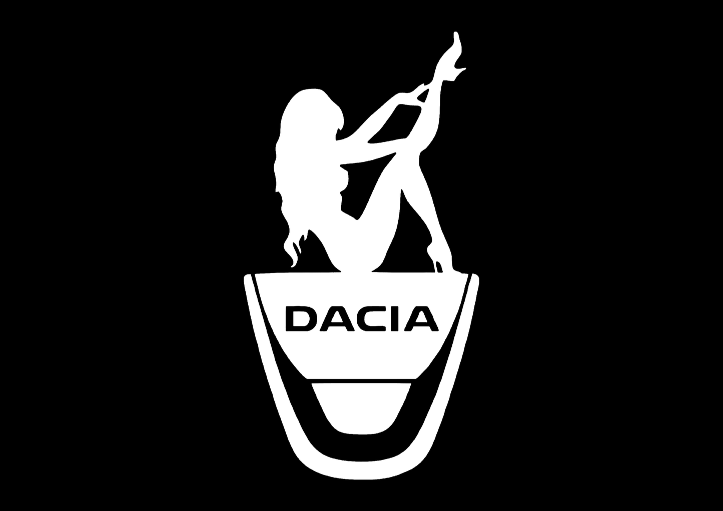 Sticker - DACIA GIRL 2