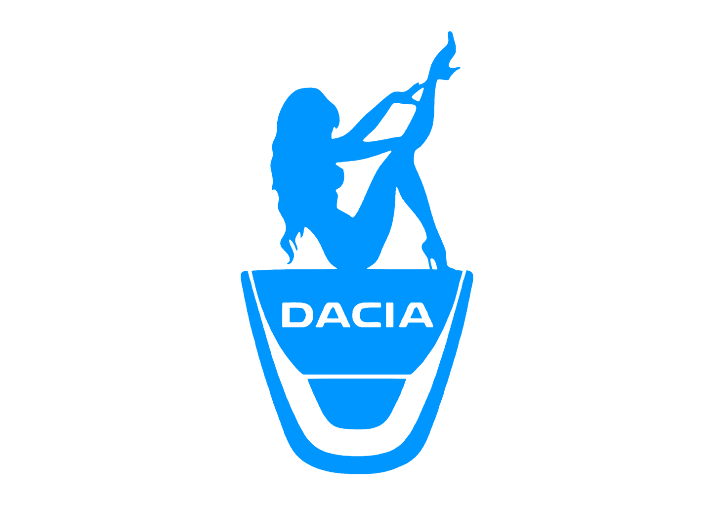 Sticker - DACIA GIRL 2