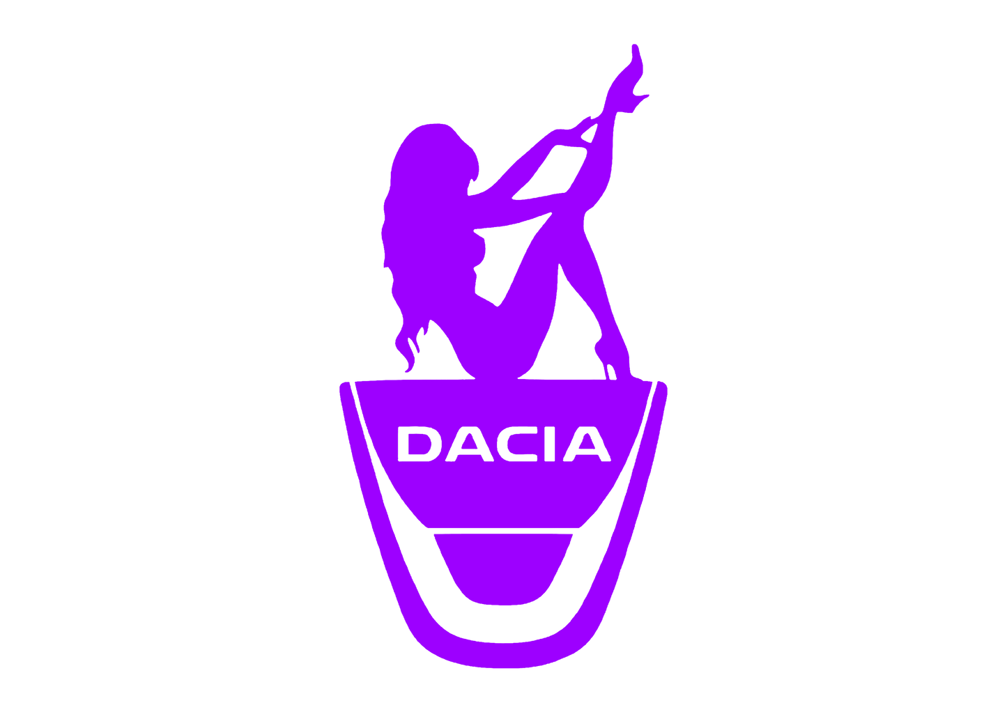 Sticker - DACIA GIRL 2