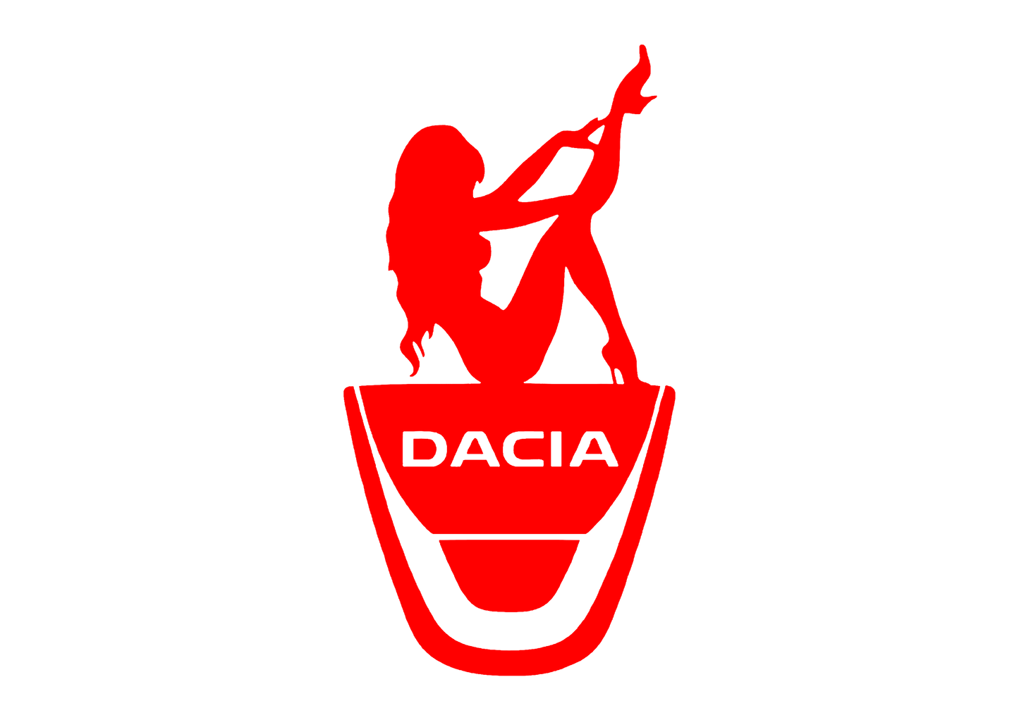 Sticker - DACIA GIRL 2