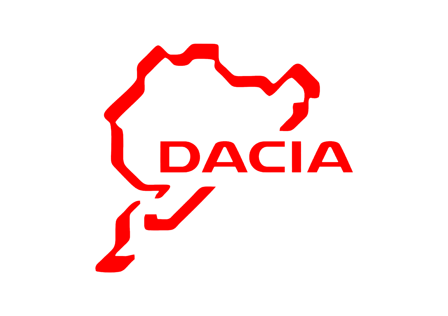 Sticker - DACIA NURBURGRING