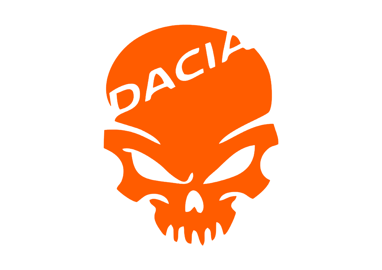 Sticker - DACIA SKULL 1