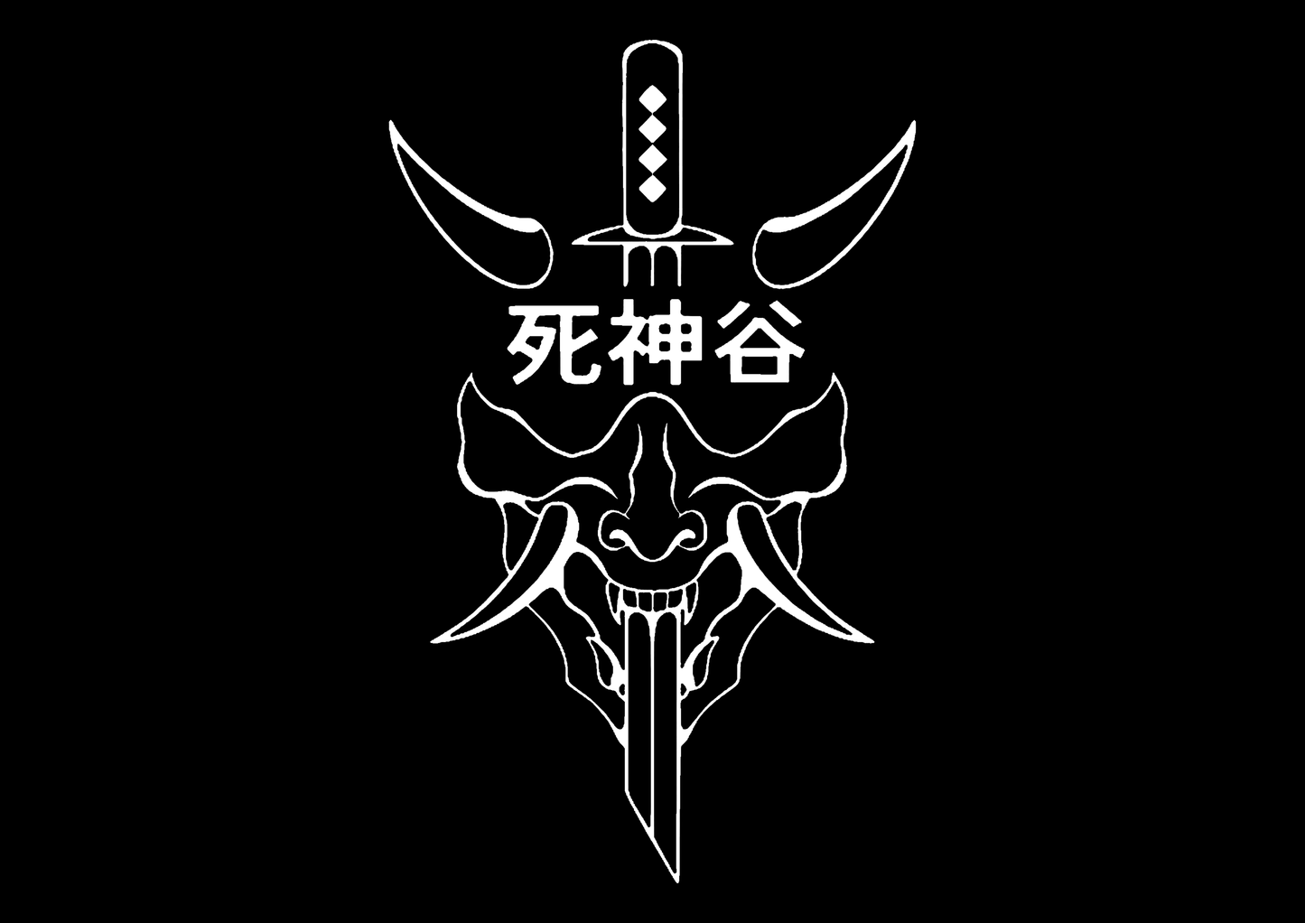 Sticker Luneta - DEMON KATANA