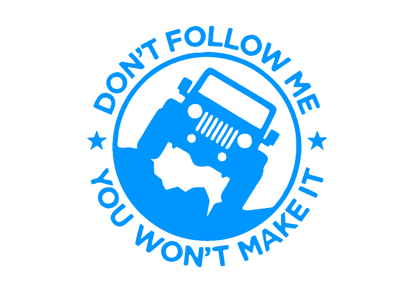 Sticker - DON'T FOLLOW ME