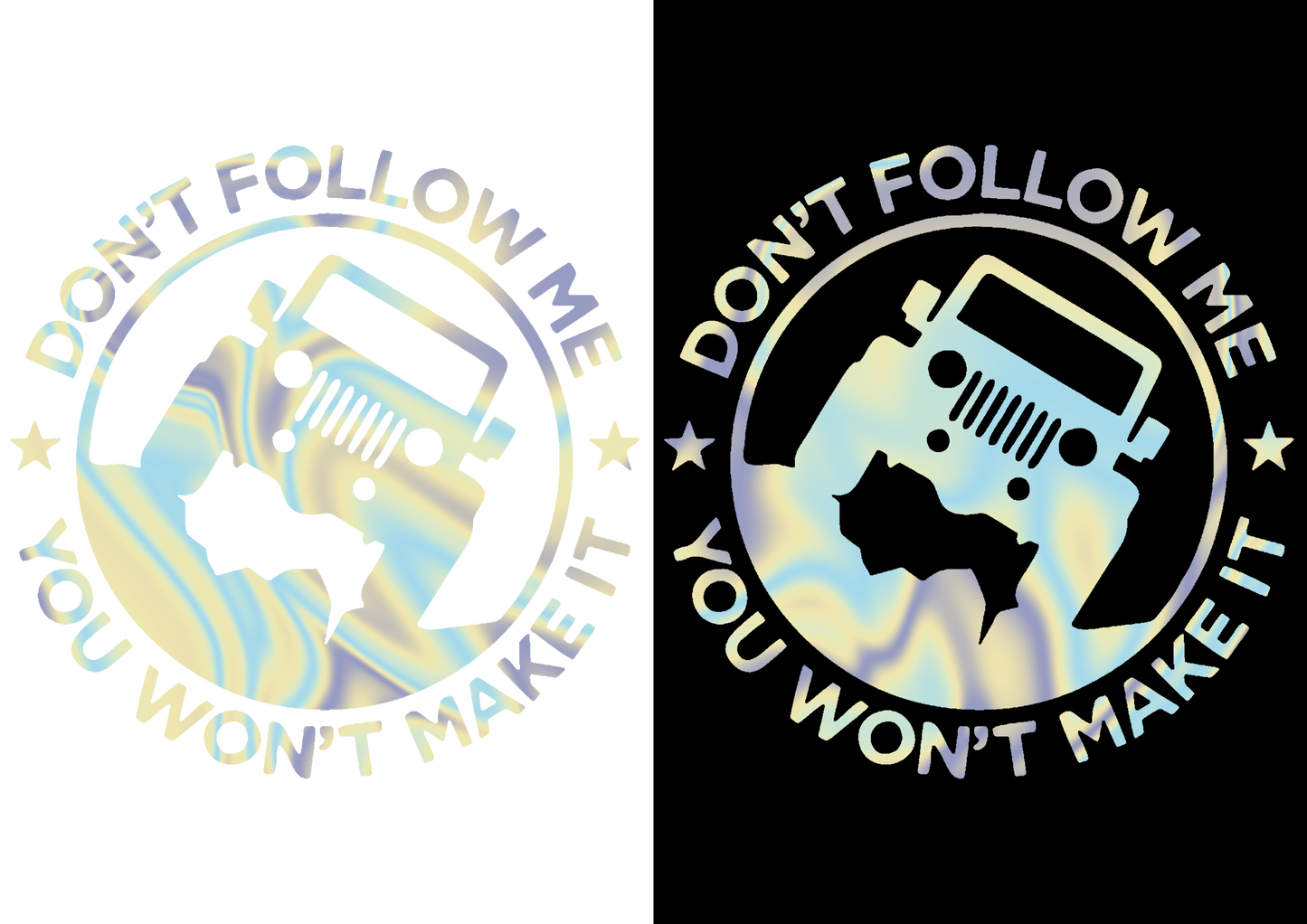 Sticker - DON'T FOLLOW ME