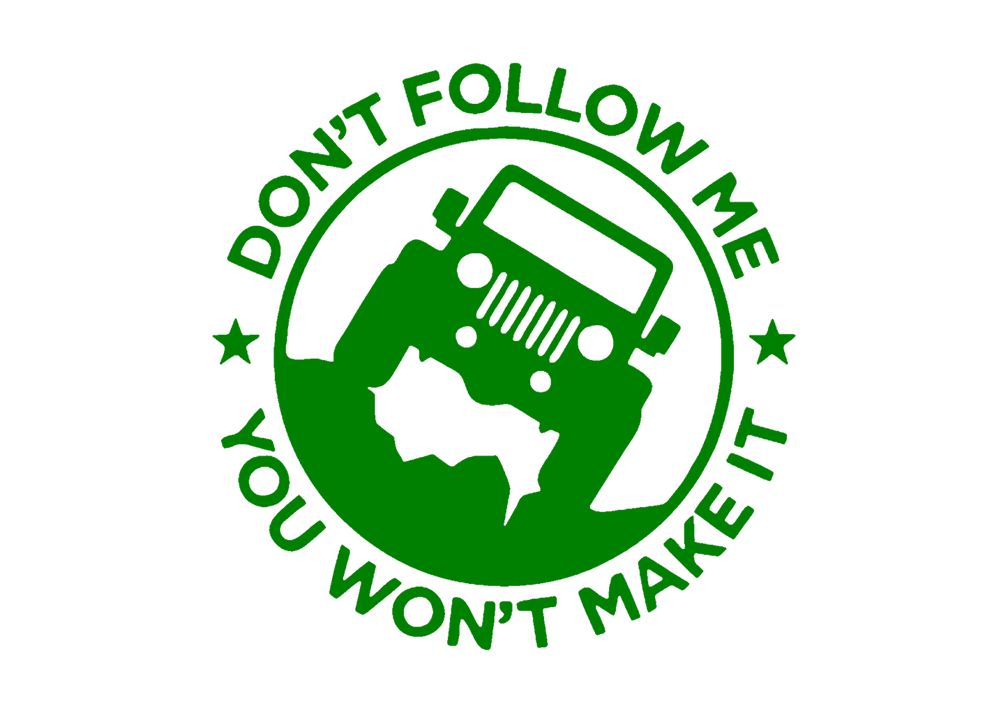 Sticker - DON'T FOLLOW ME