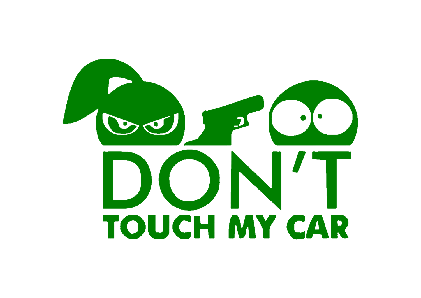 Sticker - DON'T TOUCH MY CAR 1