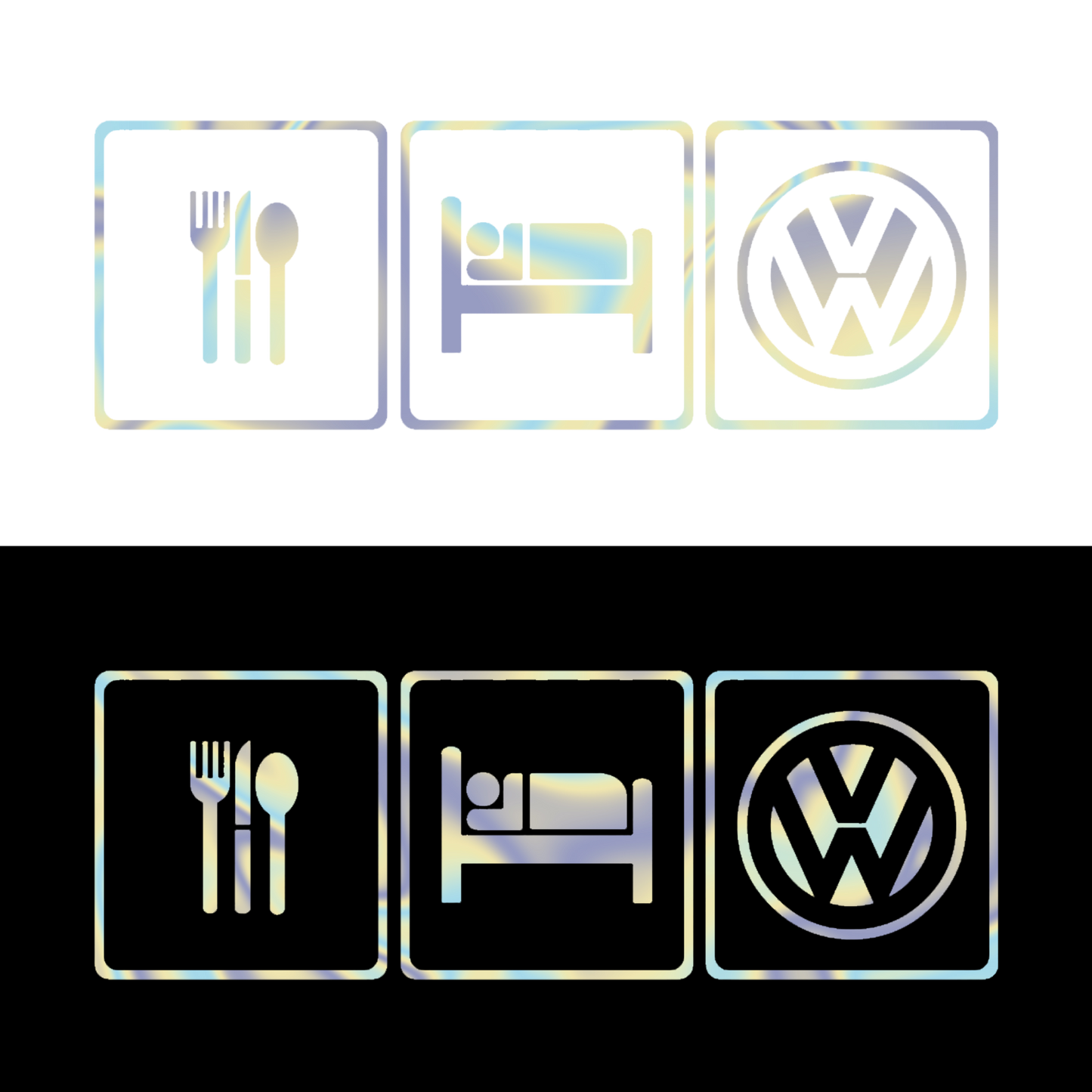 Sticker - EAT SLEEP VOLKSWAGEN