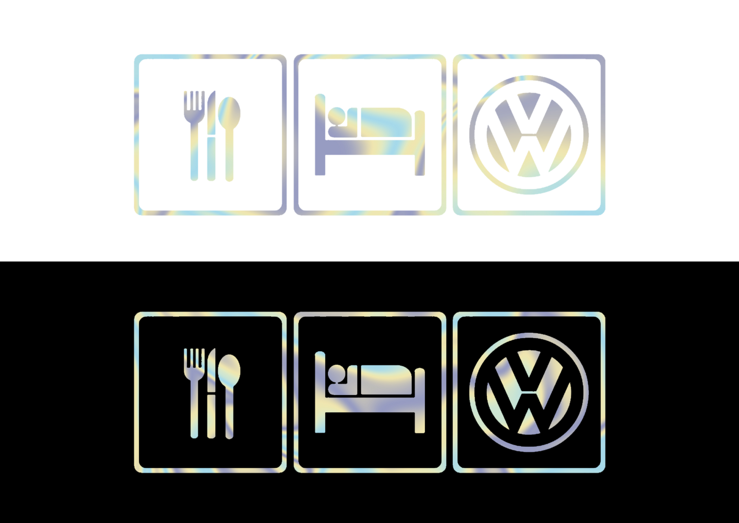 Sticker - EAT SLEEP VOLKSWAGEN