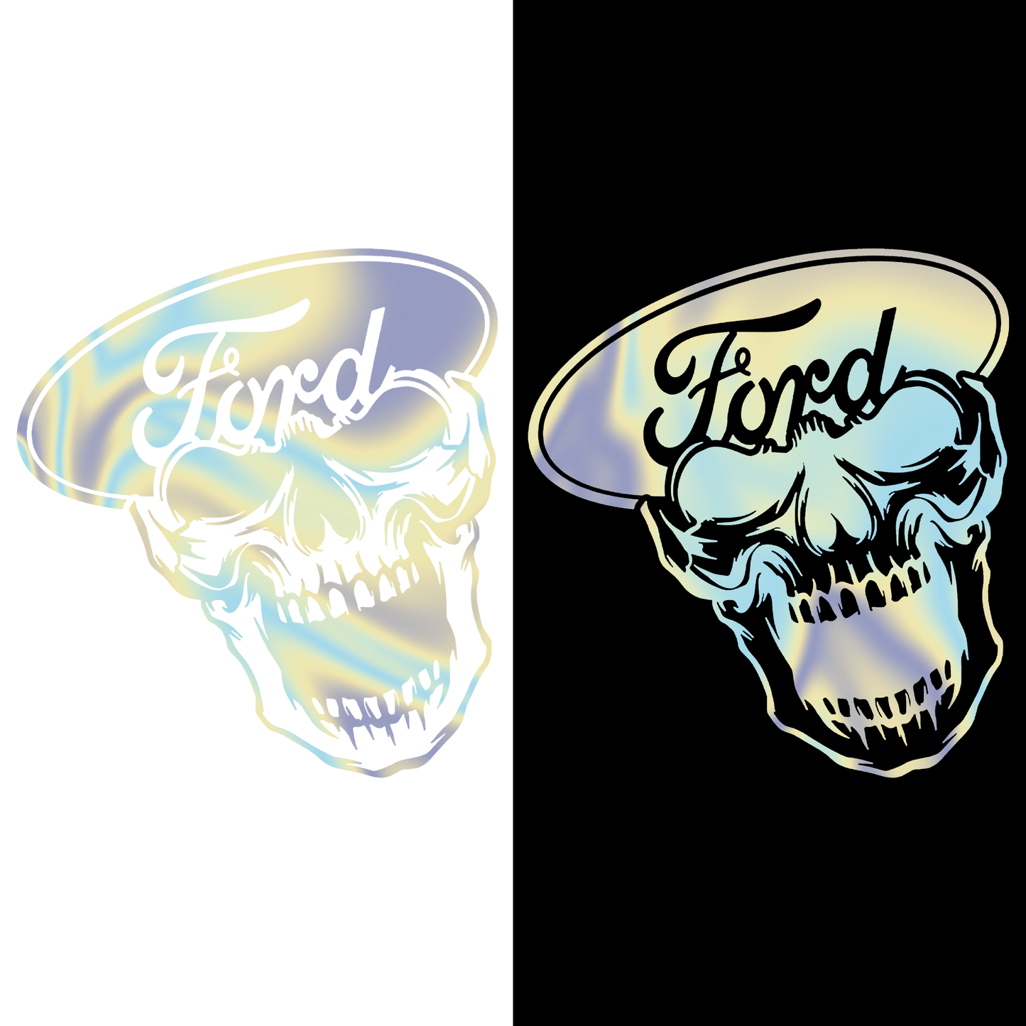 Sticker - FORD SKULL 2
