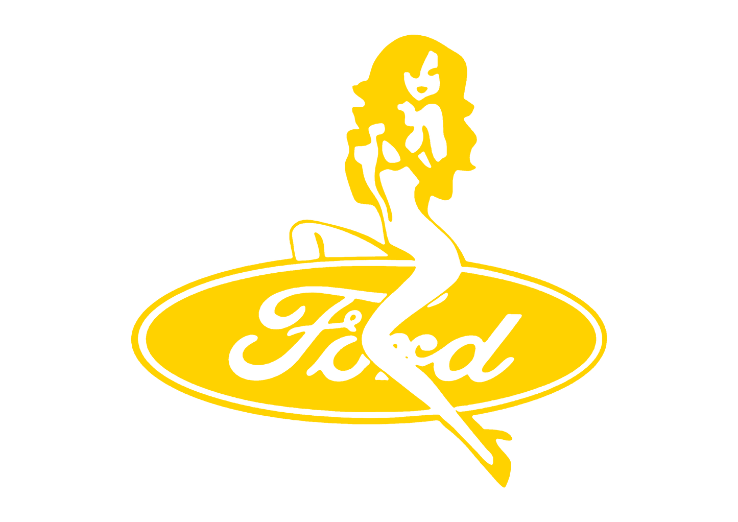 Sticker - FORD GIRL 2