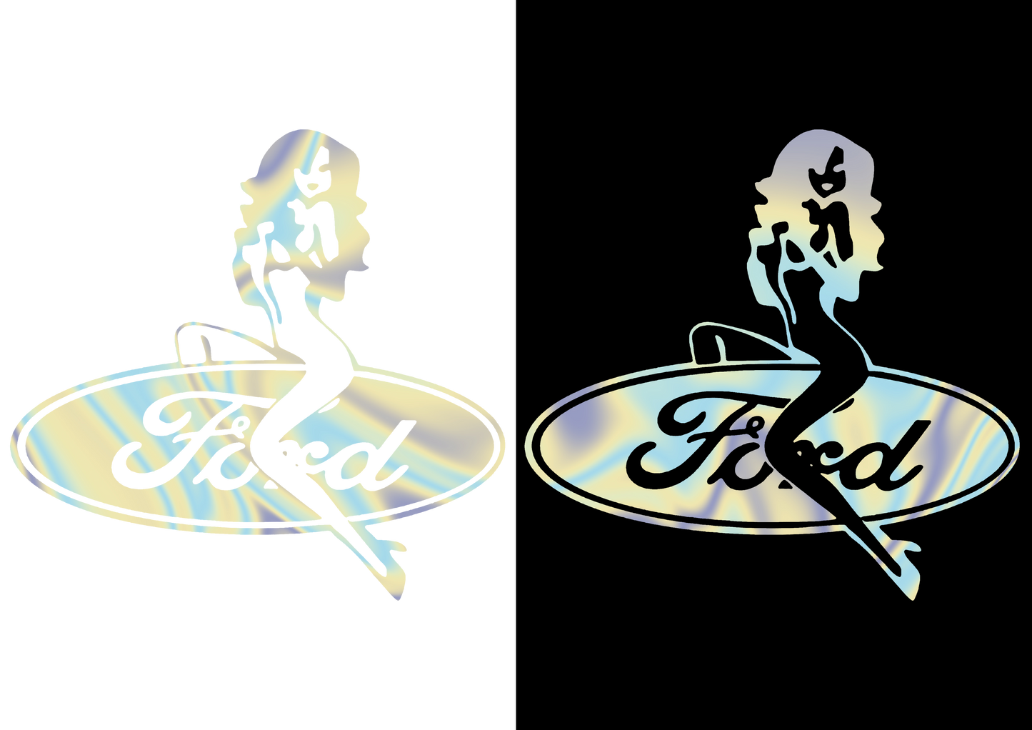 Sticker - FORD GIRL 2