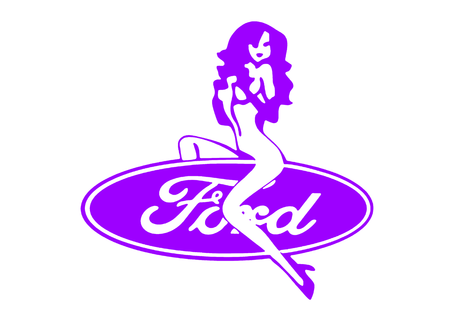 Sticker - FORD GIRL 2