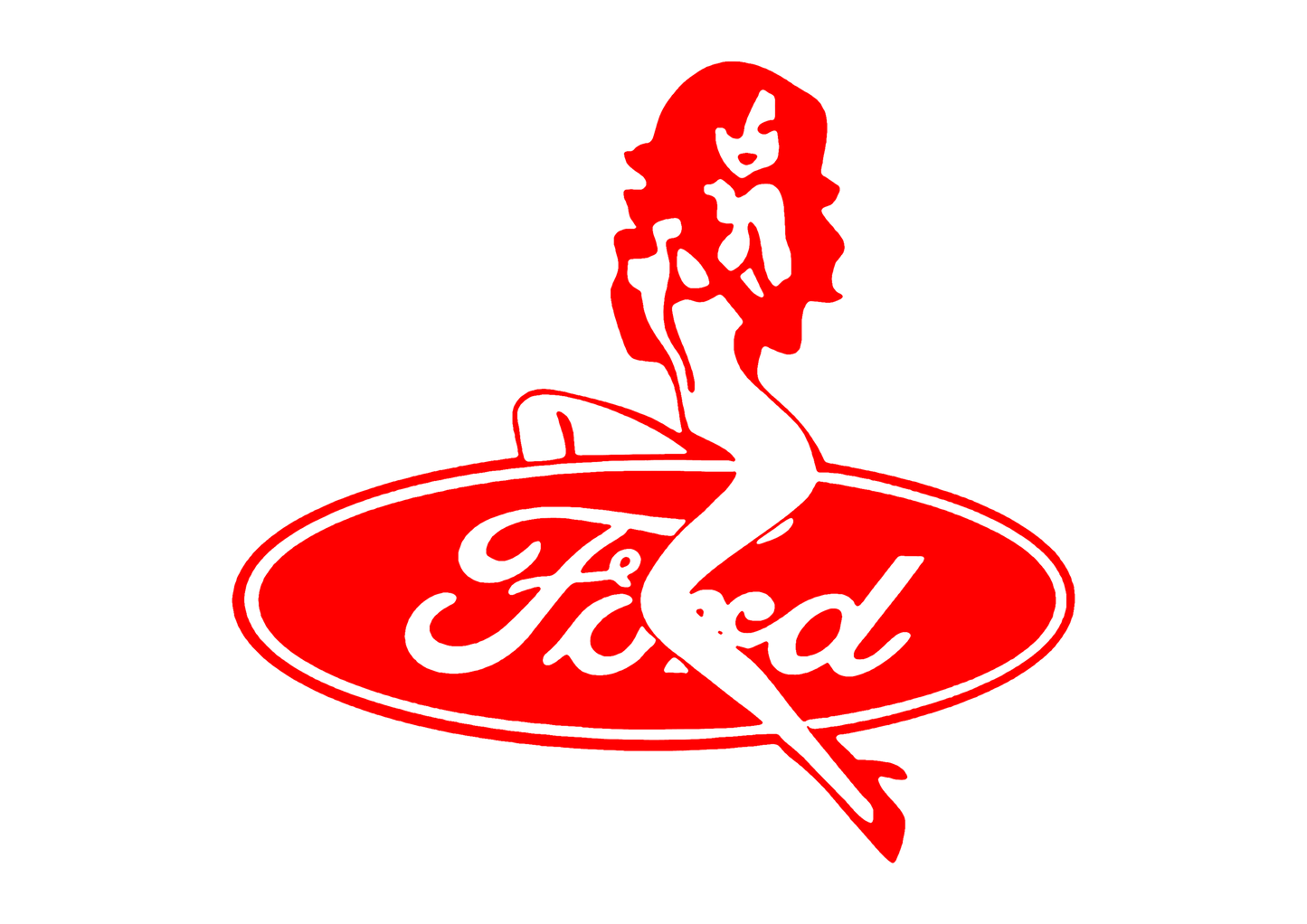 Sticker - FORD GIRL 2
