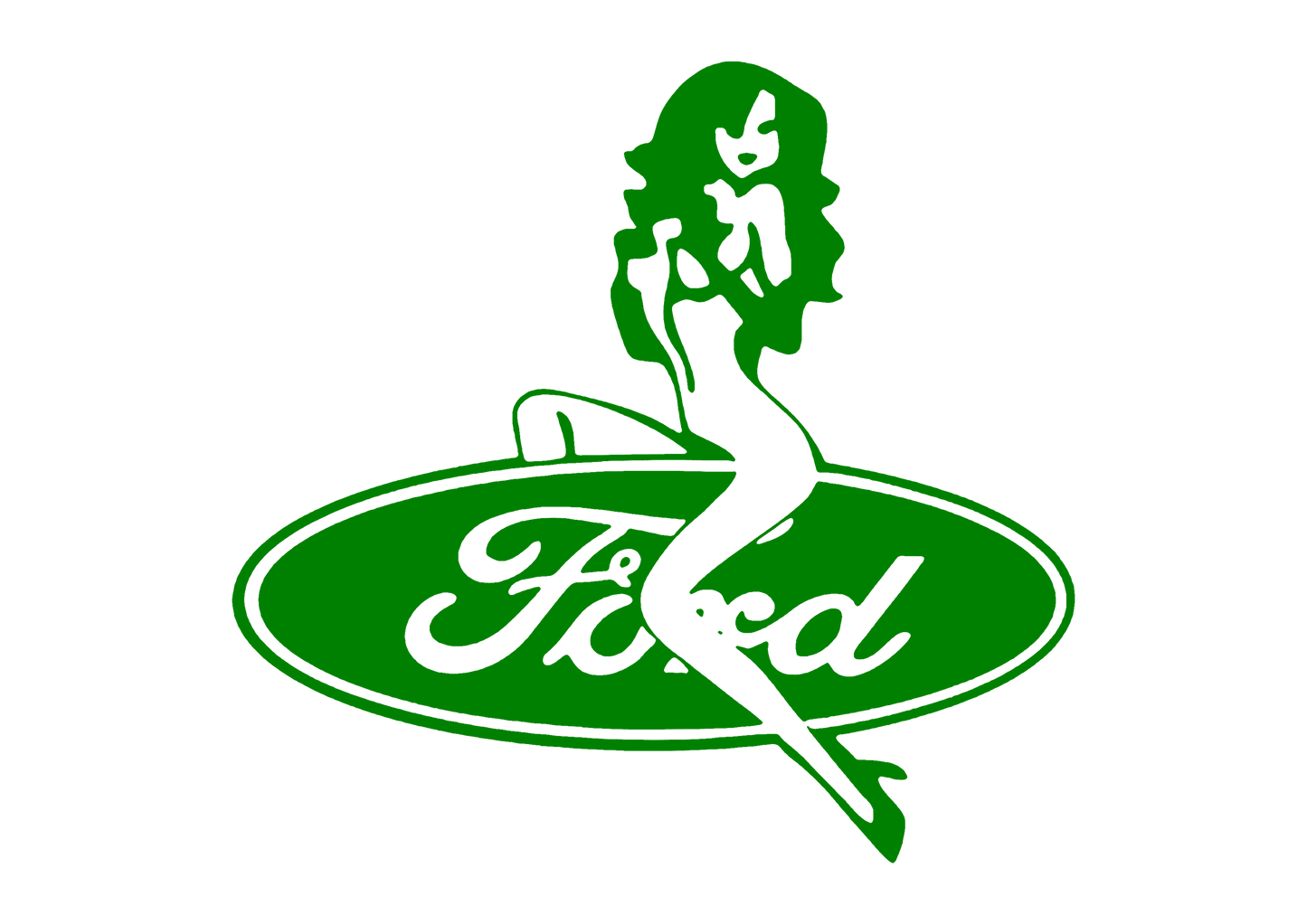 Sticker - FORD GIRL 2