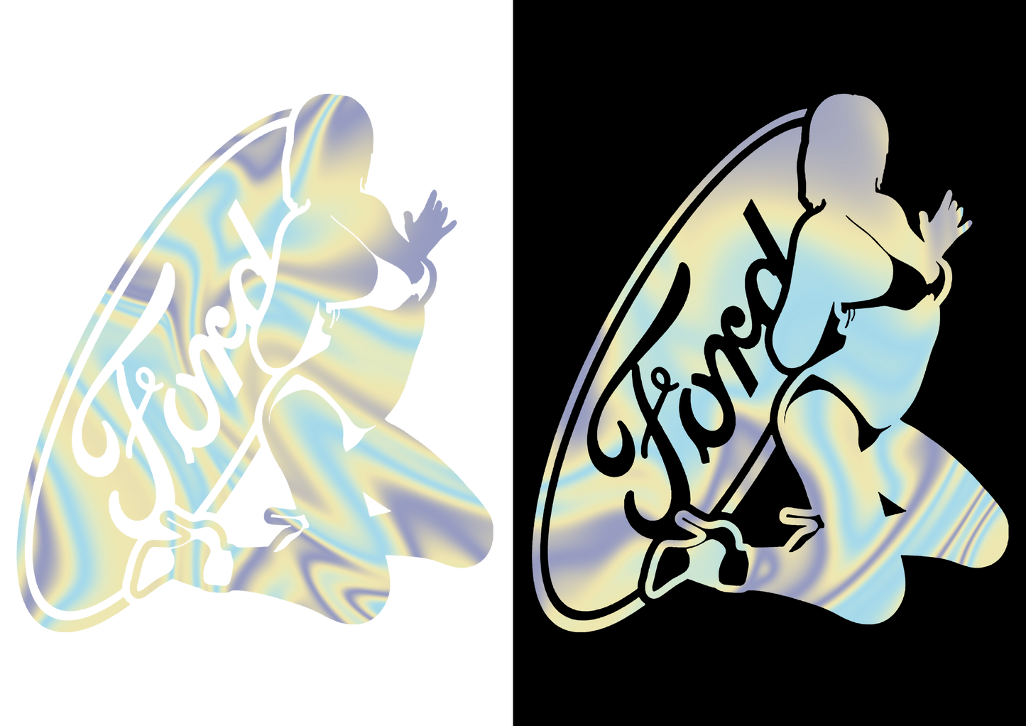 Sticker - FORD GIRL 3