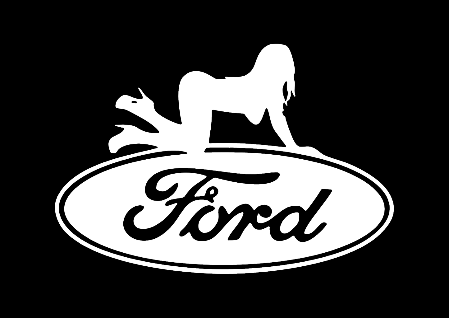 Sticker - FORD GIRL 4
