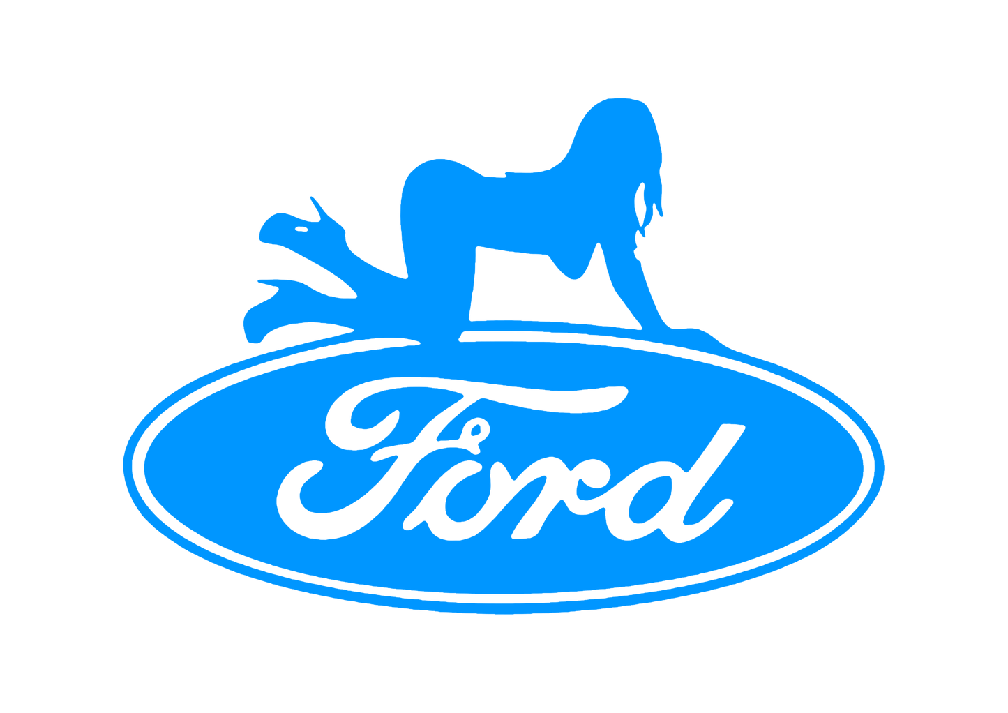 Sticker - FORD GIRL 4