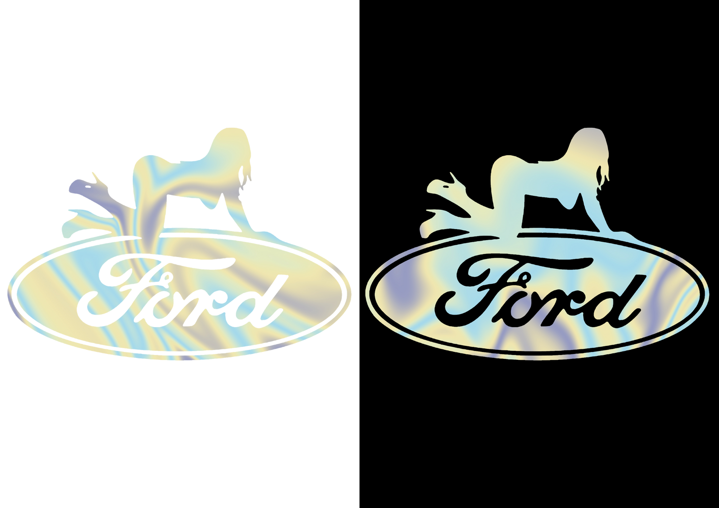 Sticker - FORD GIRL 4