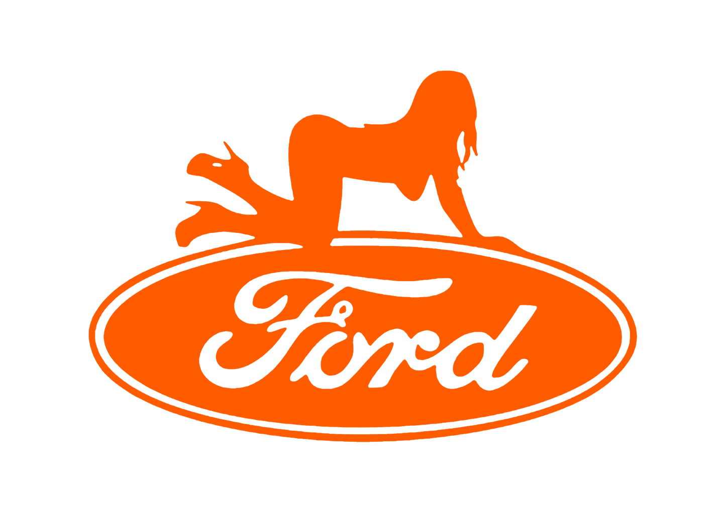 Sticker - FORD GIRL 4